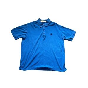 Beverly Hills 2010 Polo Club Men's Blue Short Sleeve Polo Shirt Size L